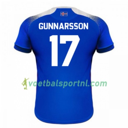 IJsland Gunnarsson 17 Thuis Shirt WK voetbal 2018